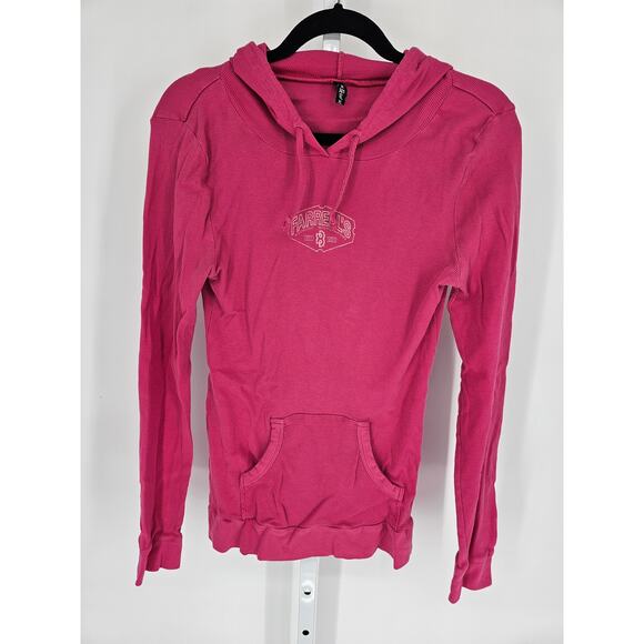 Sweet Girl Women's Pink Farrell's Rib Knitted Pullover Hoodie Size XL - Picture 1 of 6